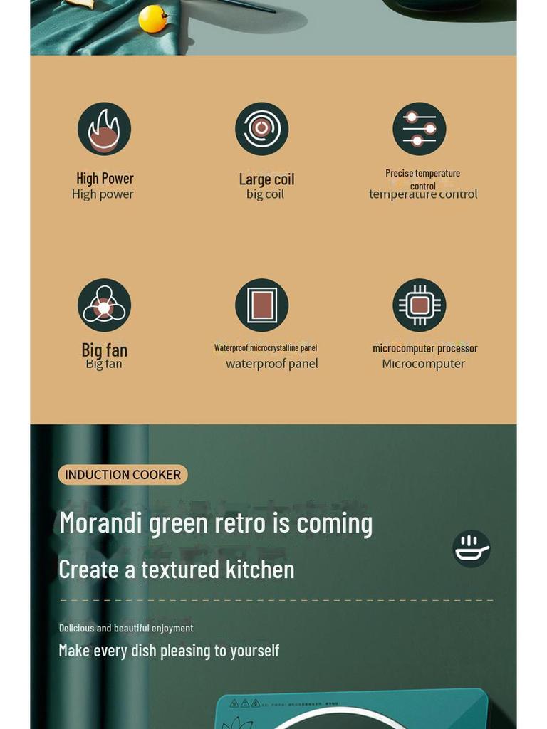 Xianke High-Power Smart Induction Hot Pot Cooker with Touch Controls and Timer