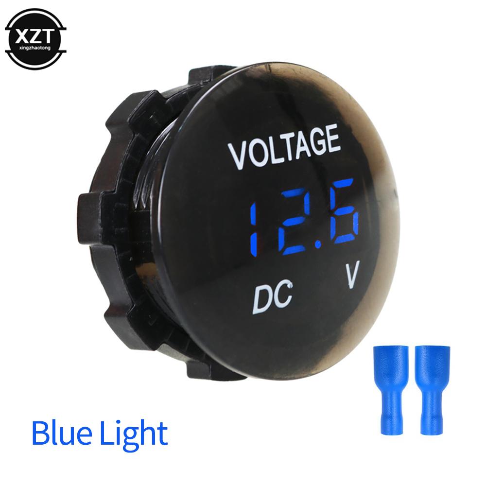 

Led Display Voltage Meter Tester DC 12V-24V Mini Digital Voltmeter Ammete For Car Auto Motorcycle Boat Refit Accessories синій