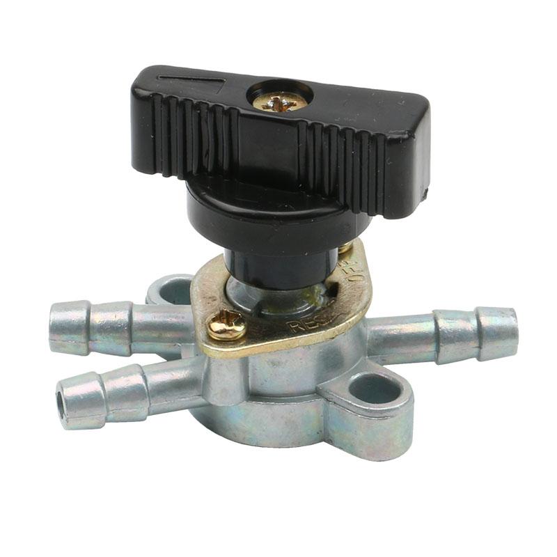 Motorcycle 3 Way Fuel Tank Tap Pocket Cock Valve Switch For E-Ton Lightning 50 40cc 50cc 90cc Polaris ATV Dirt Pit Bike чёрный
