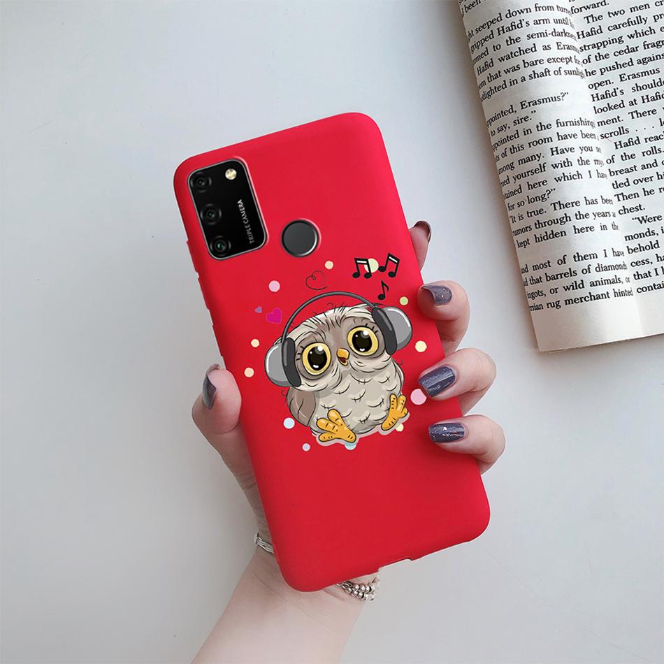 For Huawei Honor 9A Case 2020 Silicon Cover Soft Bumper Coque For Huawei Honor 9A Phone Cases MOA-LX9N Honor9A Love Heart Funda