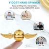 1 Stück EDC Fidget Spinner Spielzeug Fingerspitze Rotierende Flügel Gyroskop Stressabbau Spielzeug Kinder Erwachsener Rotierende Metallkugel Schreibtisch
