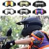 Skidglasögon Motorcykelglasögon med Halkfritt Justerbart Band Solskydd Vindtätt Dammtätt Blockerar UV-ljus Klar Sikt Solglasögon