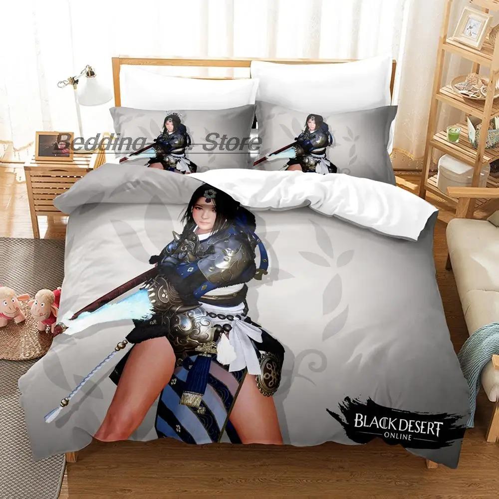 Spel Black desert Sängkläder Set Enkel Twin Full Queen King Size Sängset Vuxen Barn Sovrum Påslakan Set Anime Lakan Set