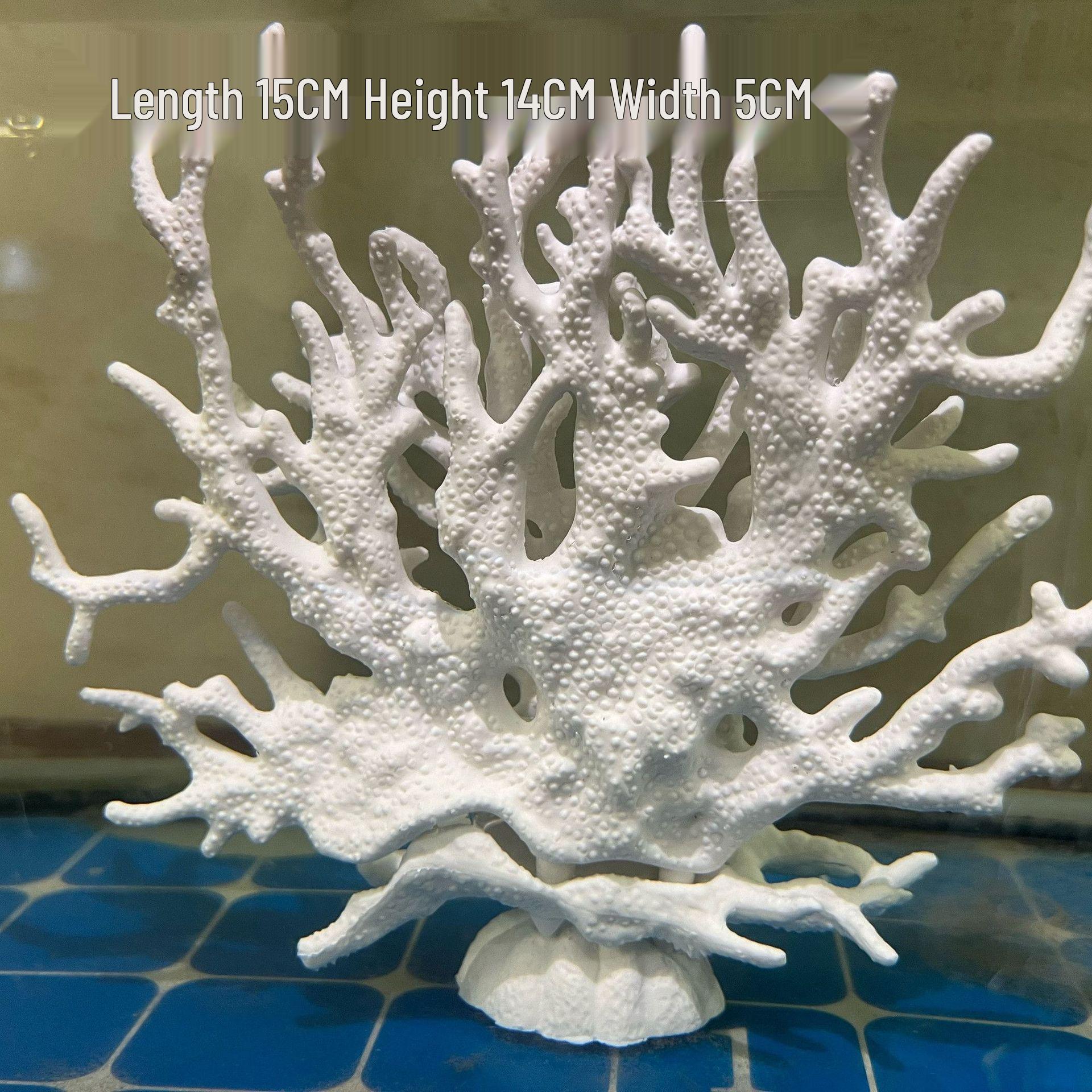 

Аквариумная декорация Искусственный коралловый риф - Подводный пейзаж с пластиковыми водными растениями