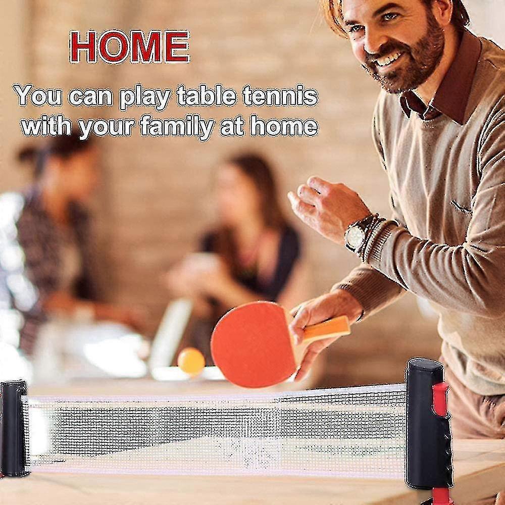 Table Tennis Nets Table Tennis Nets, Adjustable Retractable Net Ping Pong Replacement Net, Portable Travel Holder Ideal For All Types Of Tables,170(ma