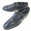 90s-00s NUNN BUSH Goodyear Welt Full Brogue Wingtip Dress Shoes Men’s 8.5D 26.0 Black