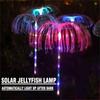 Solar Jellyfish Light String Floor Lamp LED Simulation Fiber Jellyfish Outdoor Courtyard Garden Atmosphere Decoration Lamp