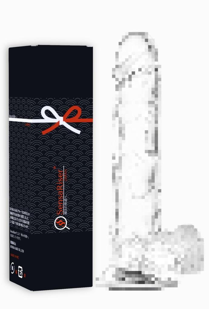SensaRiser Dildo for Clear Powerful Suction Comes with Dedicated Storage Fully Popular Adult Adult Toys Ball Women, Thin, Beginner, Long, Color, Cup,