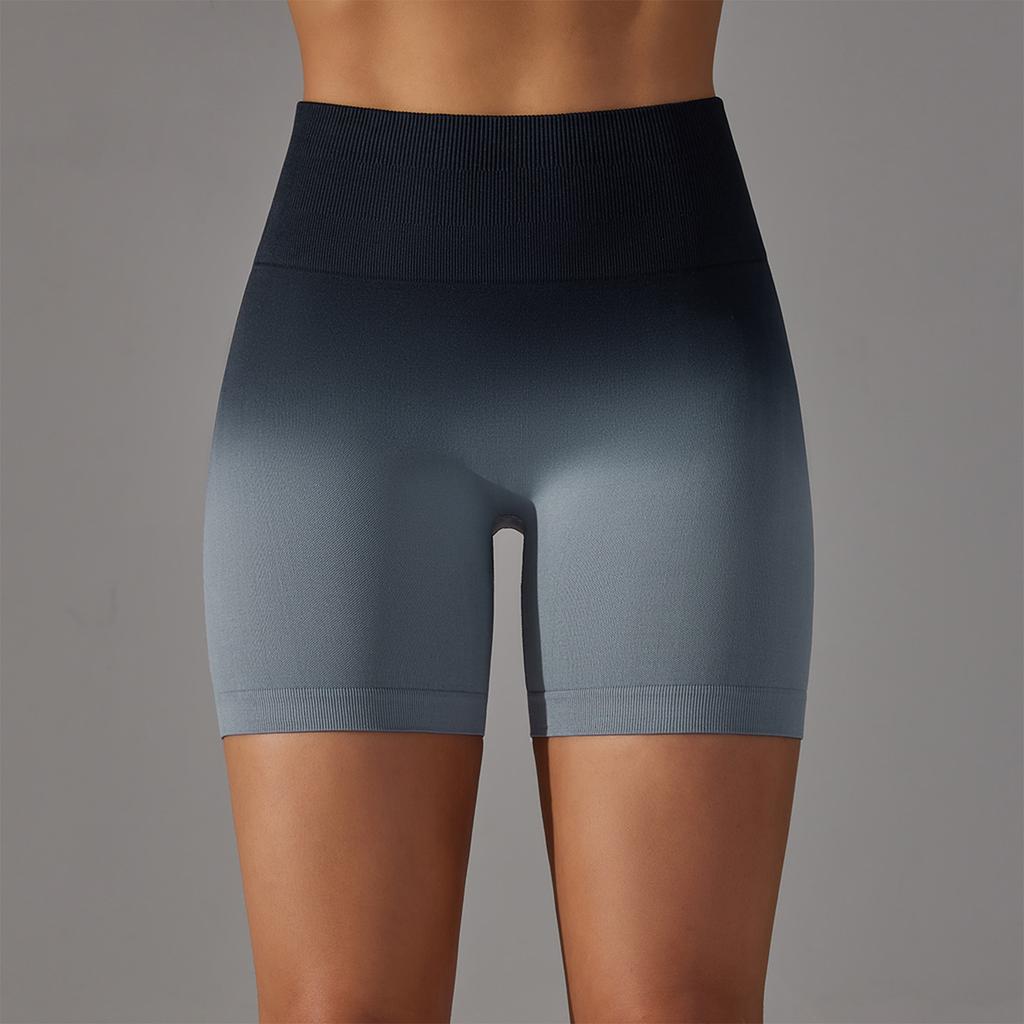 Color High Waist Tight Candy Gradient Yoga Pants