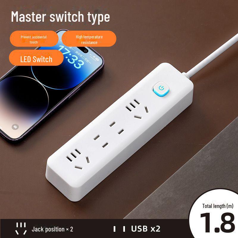 Bandă de alimentare inteligentă Xiaomi cu USB, extensie multifuncțională, priză pentru comutator pentru biroul de acasă