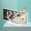 LED Projection Clock: Multifunctional Digital Alarm with USB and Auto Light-Sensing