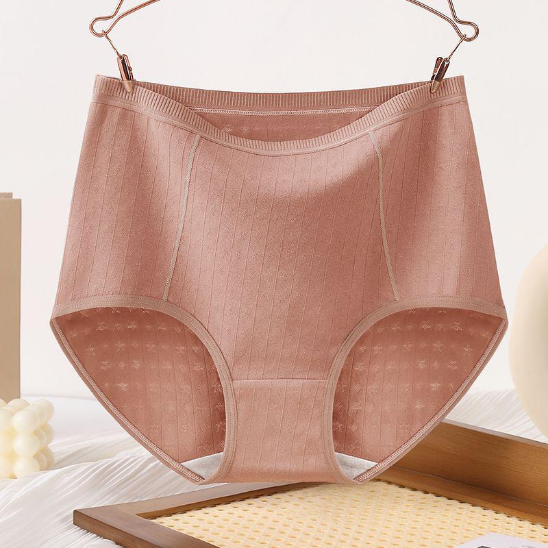 Cotton Antibacterial High-Waist Tummy-Control Seamless Underwear for Middle-Aged & Elderly Women