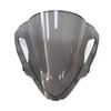 Motorcycle ZX6R Windshield For Kawasaki Ninja ZX 6R 636 ZX-6R 2024 Double Bubble Wind Windscreen Wind Deflectors Gray