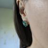 Silver Earrings with Natural Agate 2.983ct (2189596)