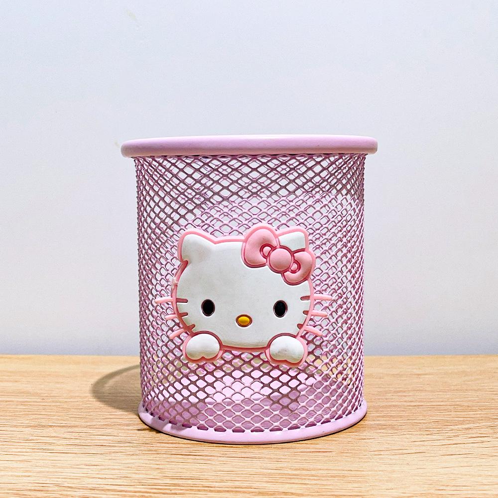 Kuromi Hello Kitty Cartoon Pen Holder - Creative High-Value Stationery Storage