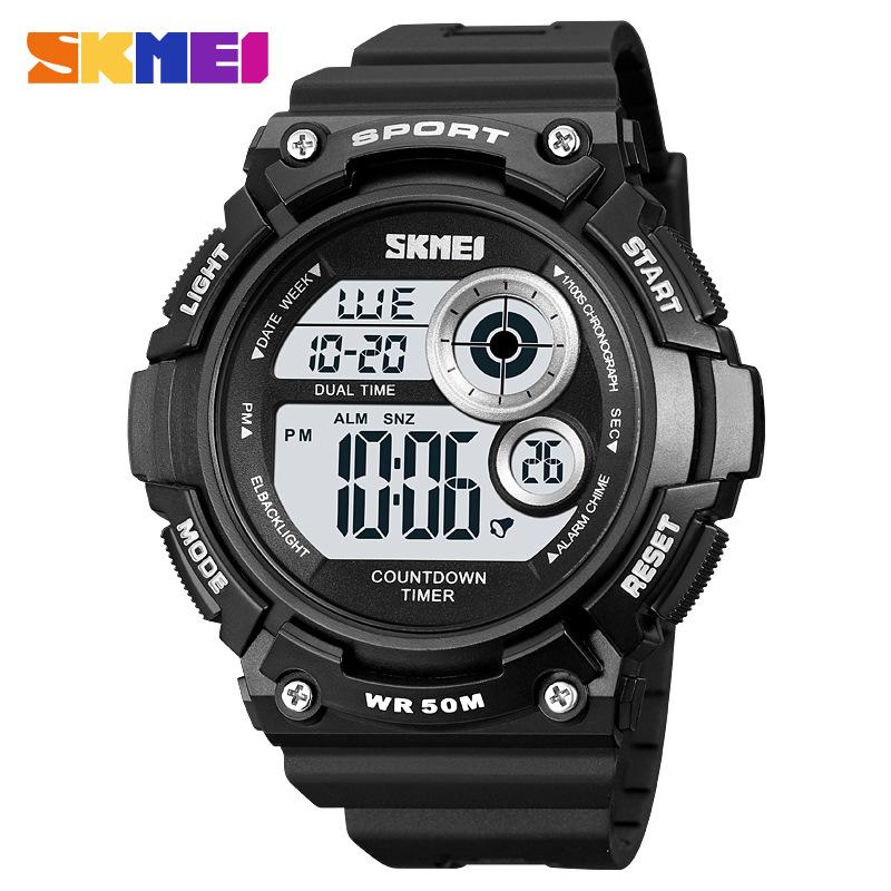 Children's electronic watch Teen student multi-functional waterproof electronic watch Outdoor luminous sports watch