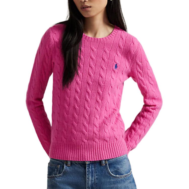 Polo Ralph Lauren Solid Color Crew Neck Long Sleeve Sweater Women sweater WMPOSWENC021307650