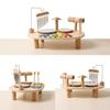 Multifunctional Wooden Music Table: Children's Educational Drum & Xylophone Toy for Boys & Girls