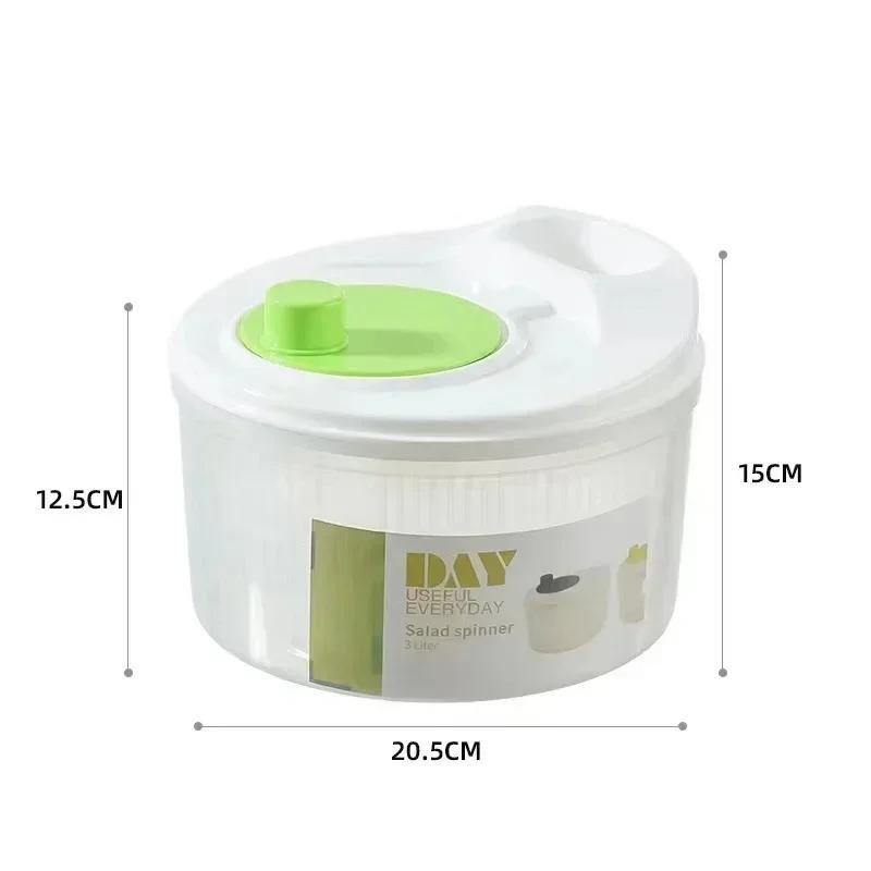 Vegetable Dehydrator Greens Washer Dryer Drainer Crisper Strainer Vegetables Salad Spinner Lettuce Leaf for Washing Drying Leafy