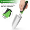 Garden Trowel & Hand Wide Shovel Pointed with Soft Rubberized Non-Slip Ergonomic Handle for Planting, Transplanting, Weeding, Mo