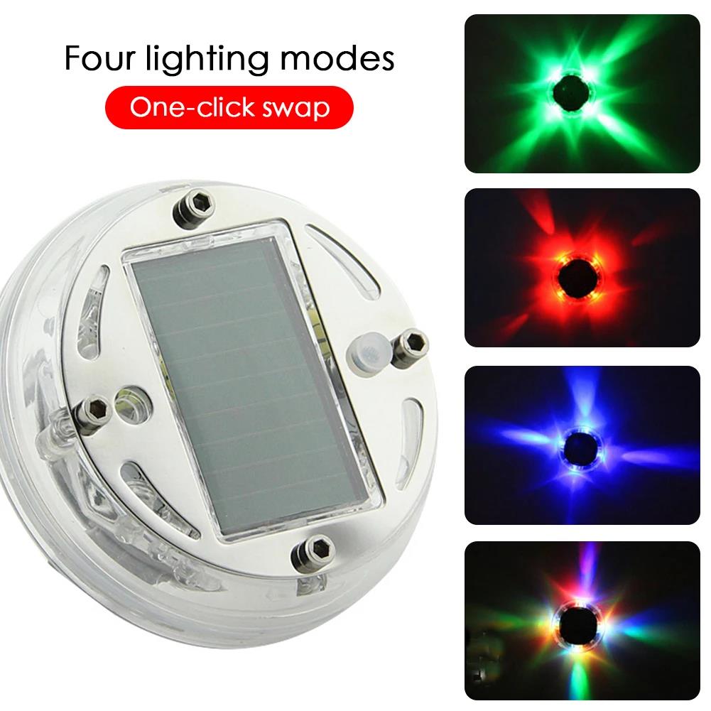 1/2/4Pcs Car Solar Wheel Light Auto LED Wheel Tire Rim Light Automobile Waterproof Burst Flashing Light Tyre Valve Cap Lamp Neon Lights 4