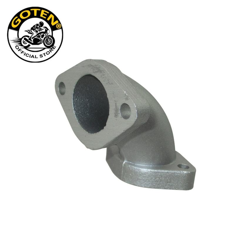 Goten Intake Manifold Pipe 27mm  angled 0° for 125cc - 160cc Pit Dirt Bikes