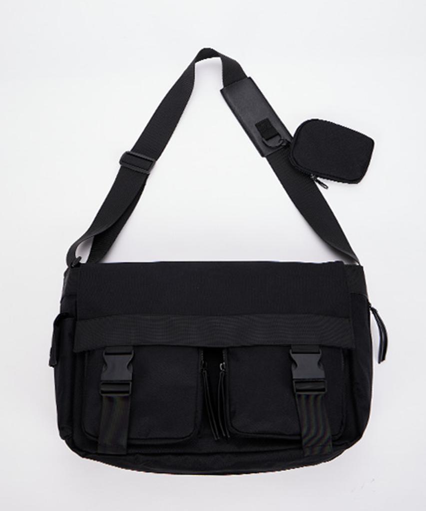 Bsmt [Free Gift] Explorer Two-Pocket Messenger Bag