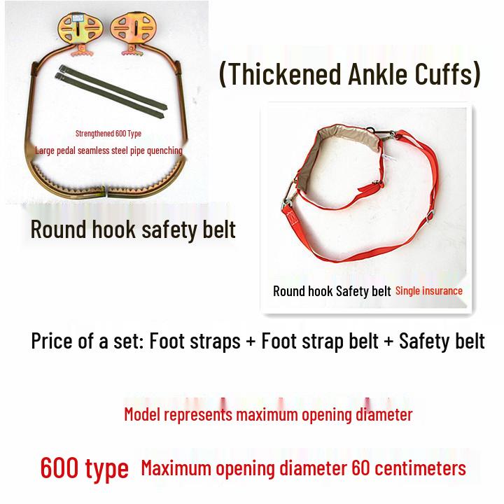 Baumkletter-Fußspitzen - Langlebige Eisen-Schuhe & Haken für Stangen