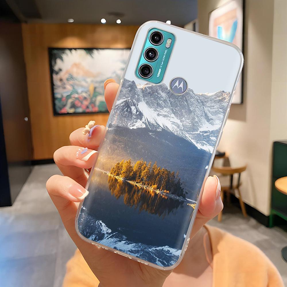 Per Custodia Motorola Moto G60 MotoG60 Carina Trasparente Morbido Silicone TPU Cover Posteriore Per Motorola Moto G60 G60s Custodie Protettive per Telefono