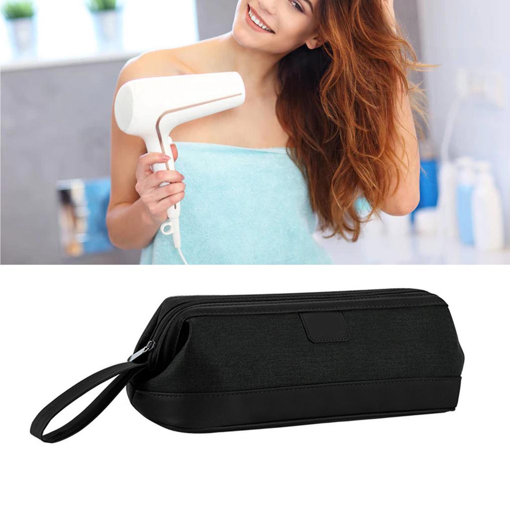 Aufbewahrungstasche für Haartrockner Reise Haartrockner Zubehör Organizer Tasche für Glätteisen Lockenstab Schwarz