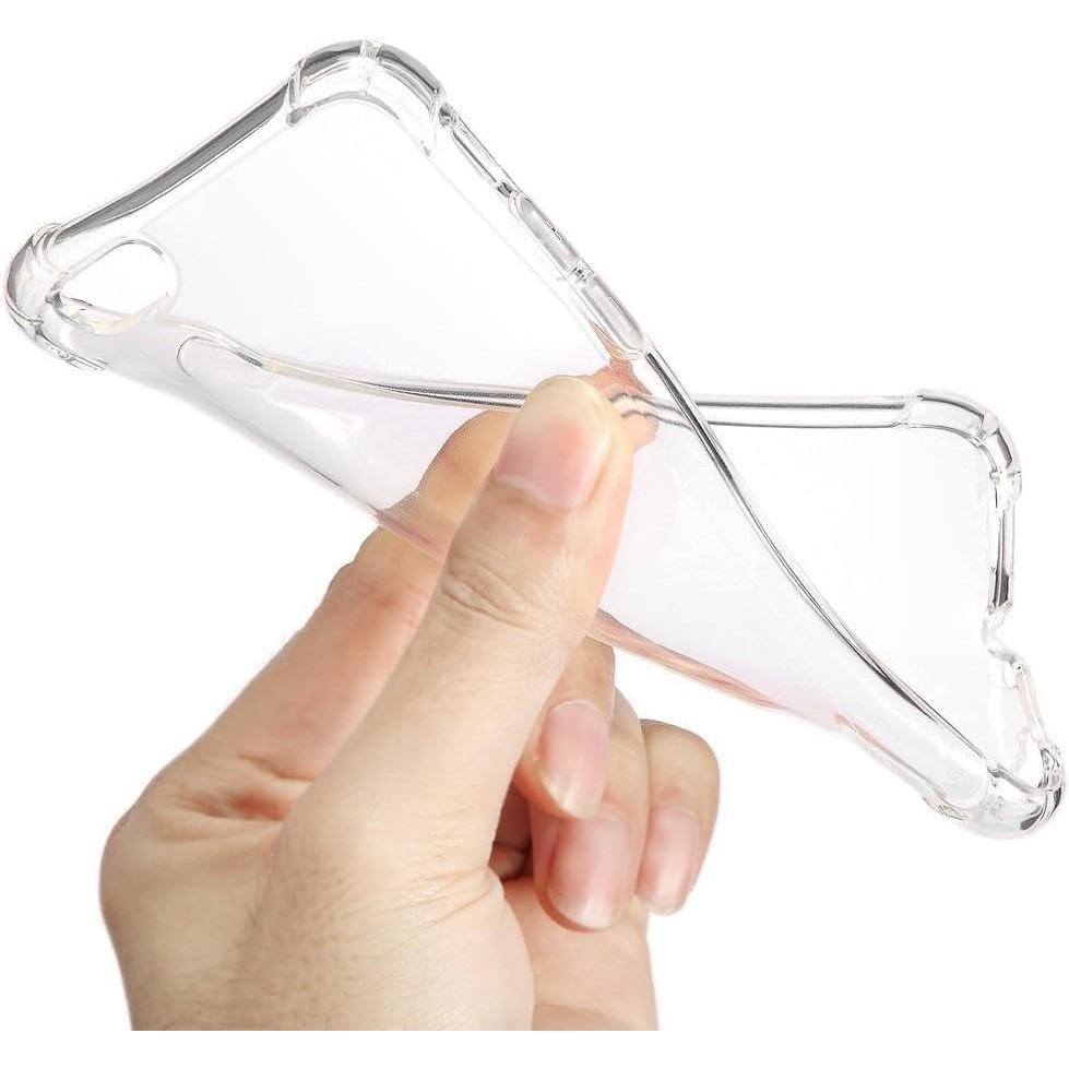 Clear Case For iPhone 16e Case With Reinforced 4 Corners Transparent Drop Protection Soft TPU Shockproof Phone Case for iPhone 17 15 14 13 12 Pro Max