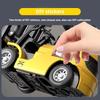 Mini Rc Truck Forklift 1/64 Alloy Diecast With Trailer Remote Control Desktop Cars For Boys Liftable Electric Excavator Engineer