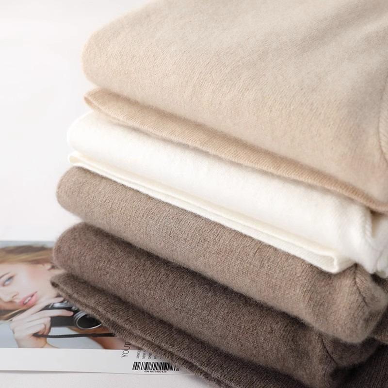 Módní Elegantní Stahovací Volné Kalhoty s Širokými Nohavicemi Dámské Podzimní Jednobarevné Ležérní Zimní Slim Fit Dámské Kalhoty Vintage S Vysokým Pasem Kancelářské Dámské Kalhoty 2359