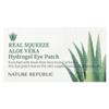 Nature Republic Real Squeeze, patch hydrogel pour les yeux à l'aloe vera, 60 feuilles, 70 g (2,46 oz)