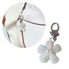 Delicate Pearls Flower Handphone Pendant/Keychain Lightweight Key Holder Mobile Phone Decoration Handbag Charm