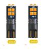 2pcs/High Quality T10 W5W Super Bright Car Interior Reading Dome Light Marker Lamp 168 194 LED Auto Wedge Parking Bulbs Orange