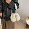 Plüschige Schulter- und Umhängetasche für Damen - Modische, vielseitige, trendige Bucket-Handtasche (Kollektion 2025)