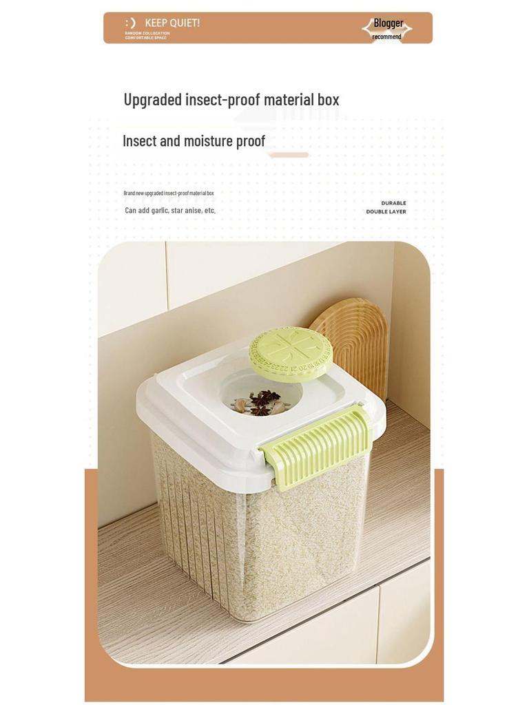 Airtight Insect-Proof Rice and Grain Storage Container