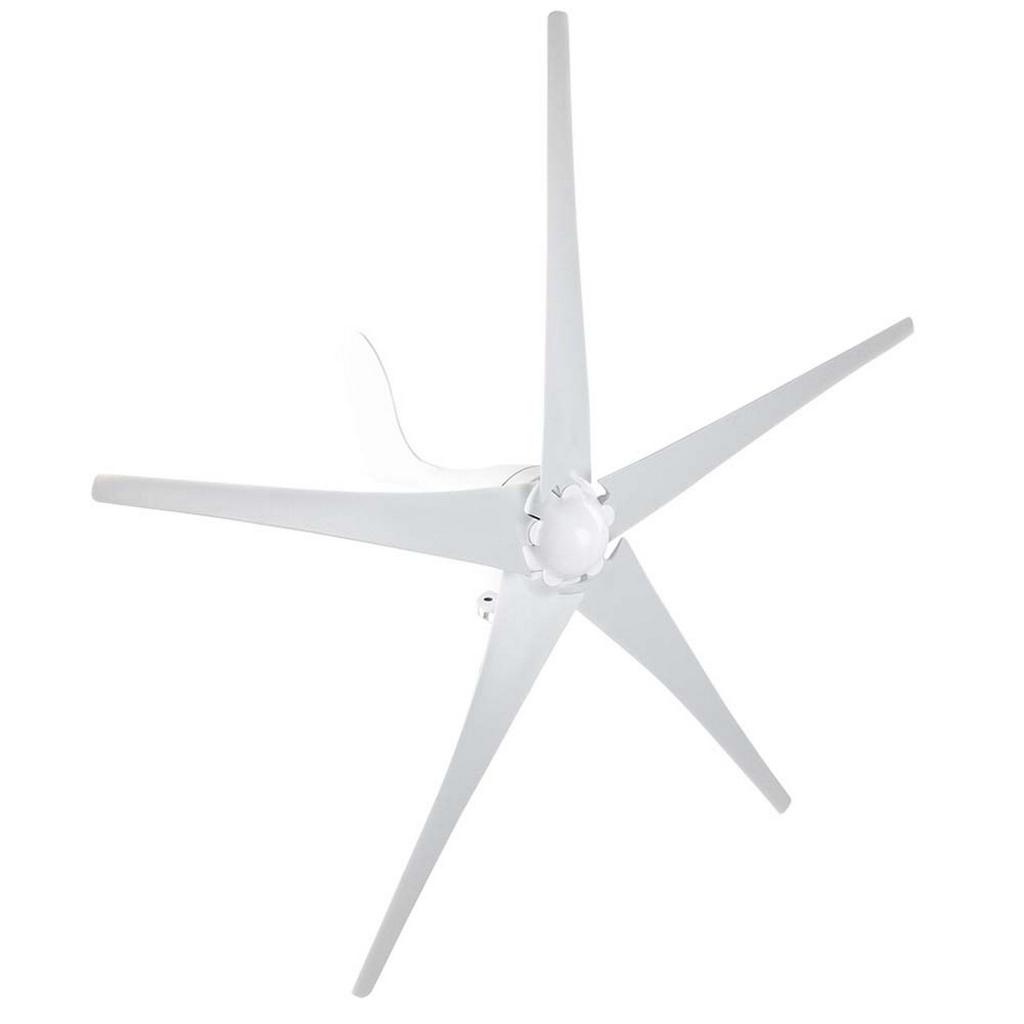 Wind Generator 5 Blade Power Supply for Garden Street Lights with Controller 500W 12V