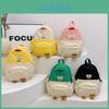 Cute Cartoon Chicken Children's Backpack For Boys And Girls Featuring Colorful Design And Lightweight Canvas Material For School Use