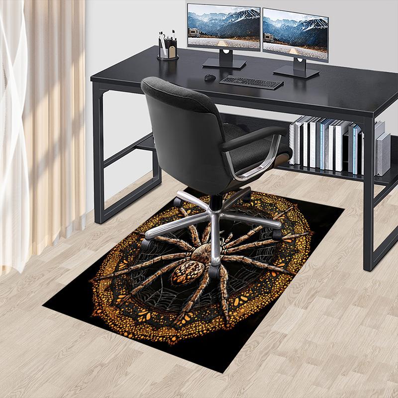 1PC Spider Web Pattern Extra Large Non Slip Floor carpet, Office, family, bedroom Large Area Rug Indoor Rugs, Vibrant Colors