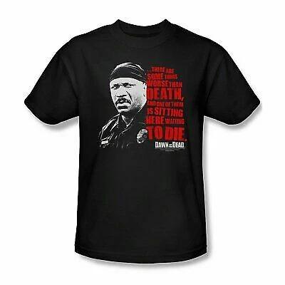Dawn of the Dead Worse Than Death T-Shirt Walking Dead 80s Zombie Horror Alien XL