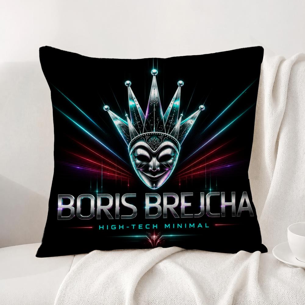 DJ Boris Brejcha Cushion Cover Natural Linen Pillowcase Set AllinOne Decor Cushion Cover for Sofa Bedroom Chair