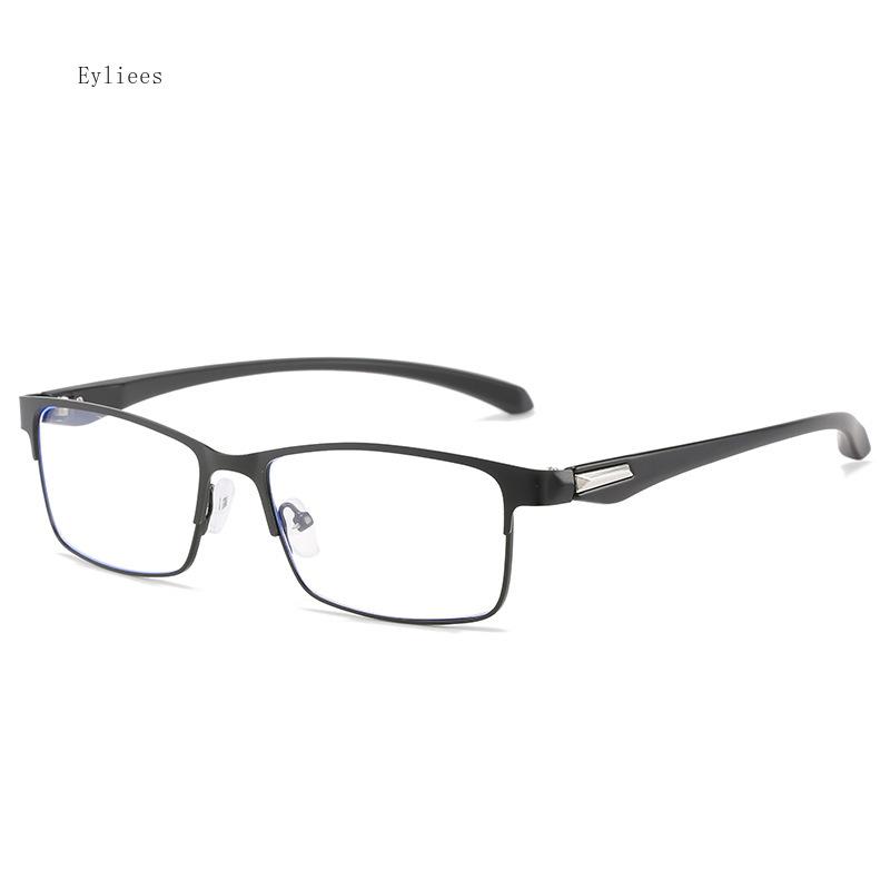 

Ультралегкие очки унисекс, новые мужские очки в полуоправе для бизнеса, очки для близорукости, блокирующие синий свет, очки для защиты глаз от близорукости -0.5