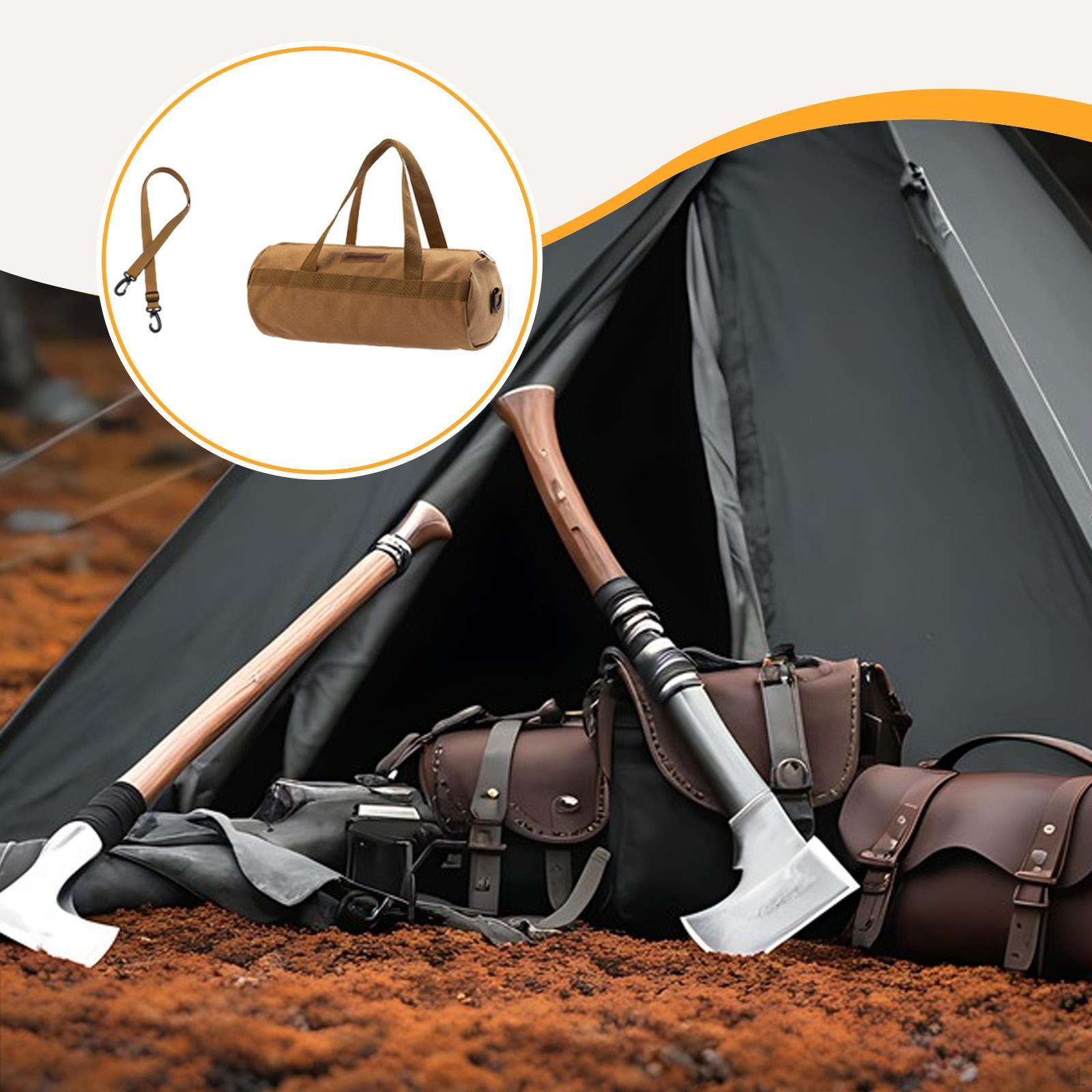 

Heavy Duty Bag for Tent Stakes And Poles with Carrying Strap S хаки