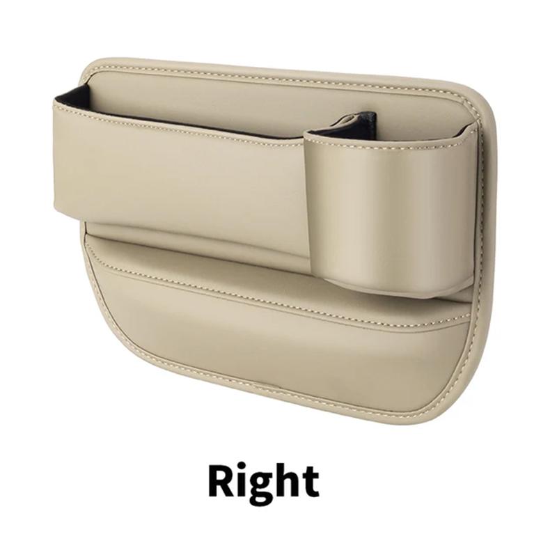 AAAQK1 Leather Car Seat Sewn Gap Crevice Slot Storage Box Cup Holder For BMW E46 F30 E60 E90 F10 X5 E70 E39 E36 E87 X7 E92 E91 E28 X3 X