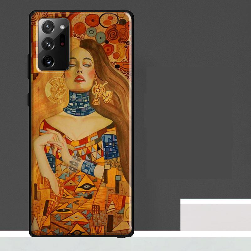 Gustav Klimt Art Case For Samsung Galaxy S25 Ultra S23 S22 S21 S24 Ultra S9 S10 S20 Plus S25 FE Phone Cover