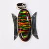 Natural Opal 34 Ct 925 Sterling Silver Oval   Gemstone Pendant