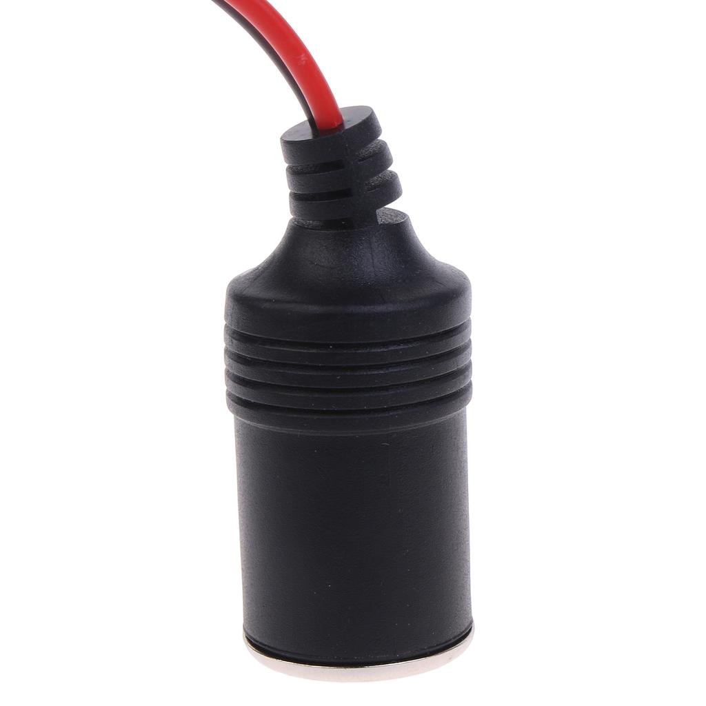 Lightweight Car Cigarette Lighter Charger Cable Female Socket Connector Adapter Cable Simple Installation Wires
