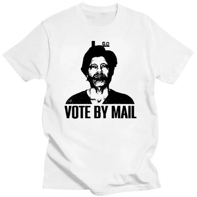 Manches Courtes 100% Coton Unisexe Col Rond Été Taille UE vêtements pour hommes harajuku Vote Par Correspondance Ted Kaczynski T-shirt Fans d'Unabomber